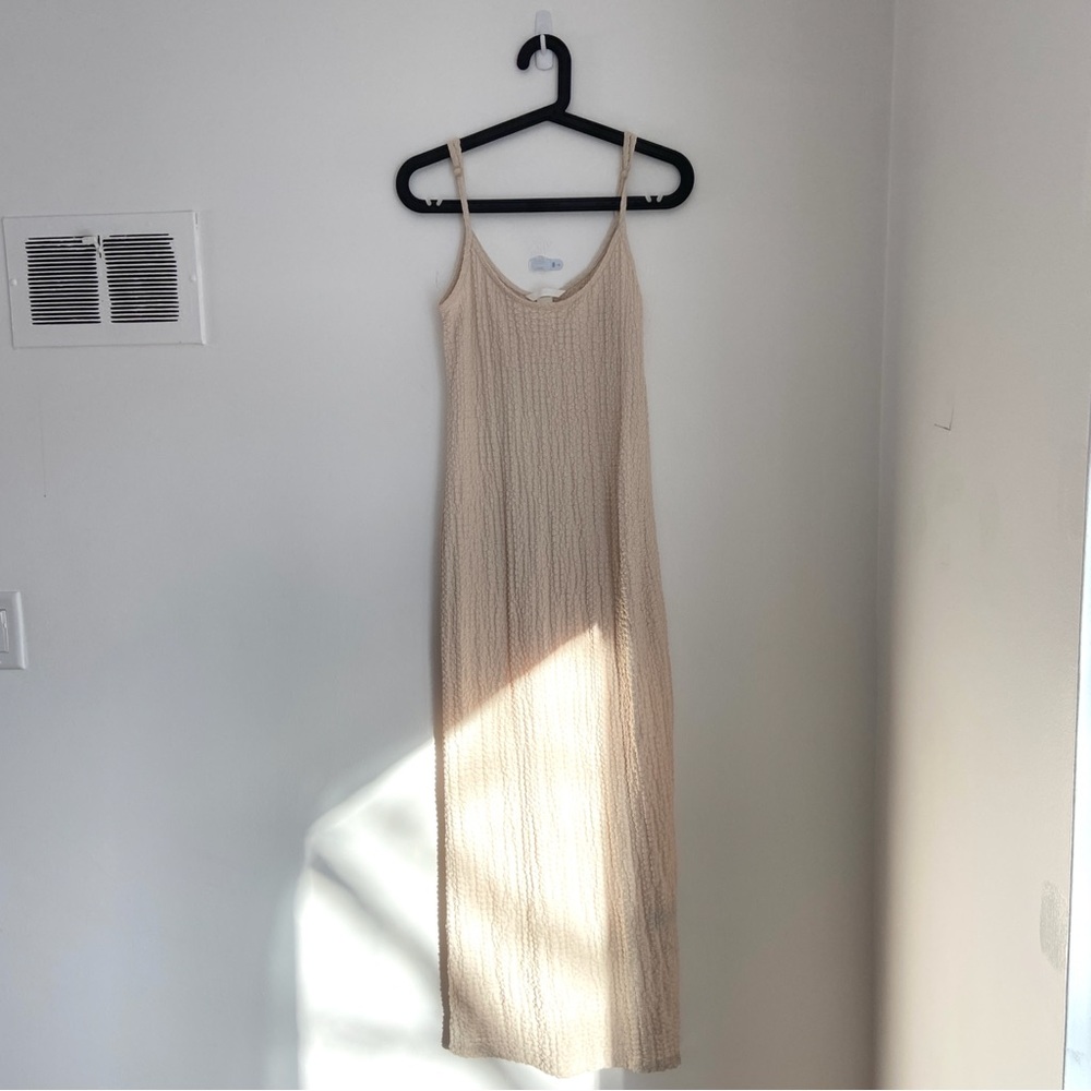 H&M // cream dress